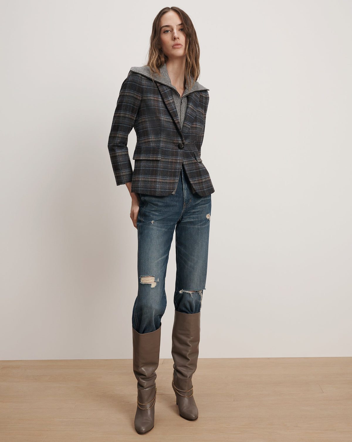 Beach Merino Wool-Cashmere Dickey - Image 4