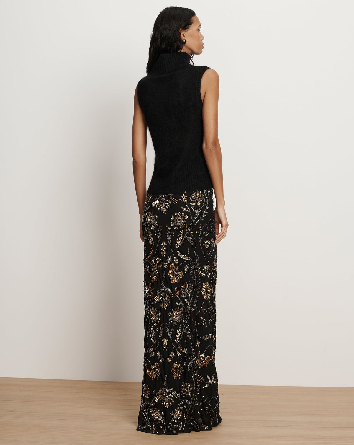 Mazzy Brushed Cashmere Sleeveless Sweater - Image 4