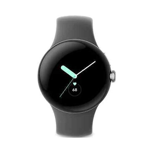 Verizon Pixel Watch Silver SS 41mm/Charcoal - Silver/Charcoal - GA03314-US - Image 3
