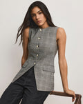 Lois Linen-Blend Vest