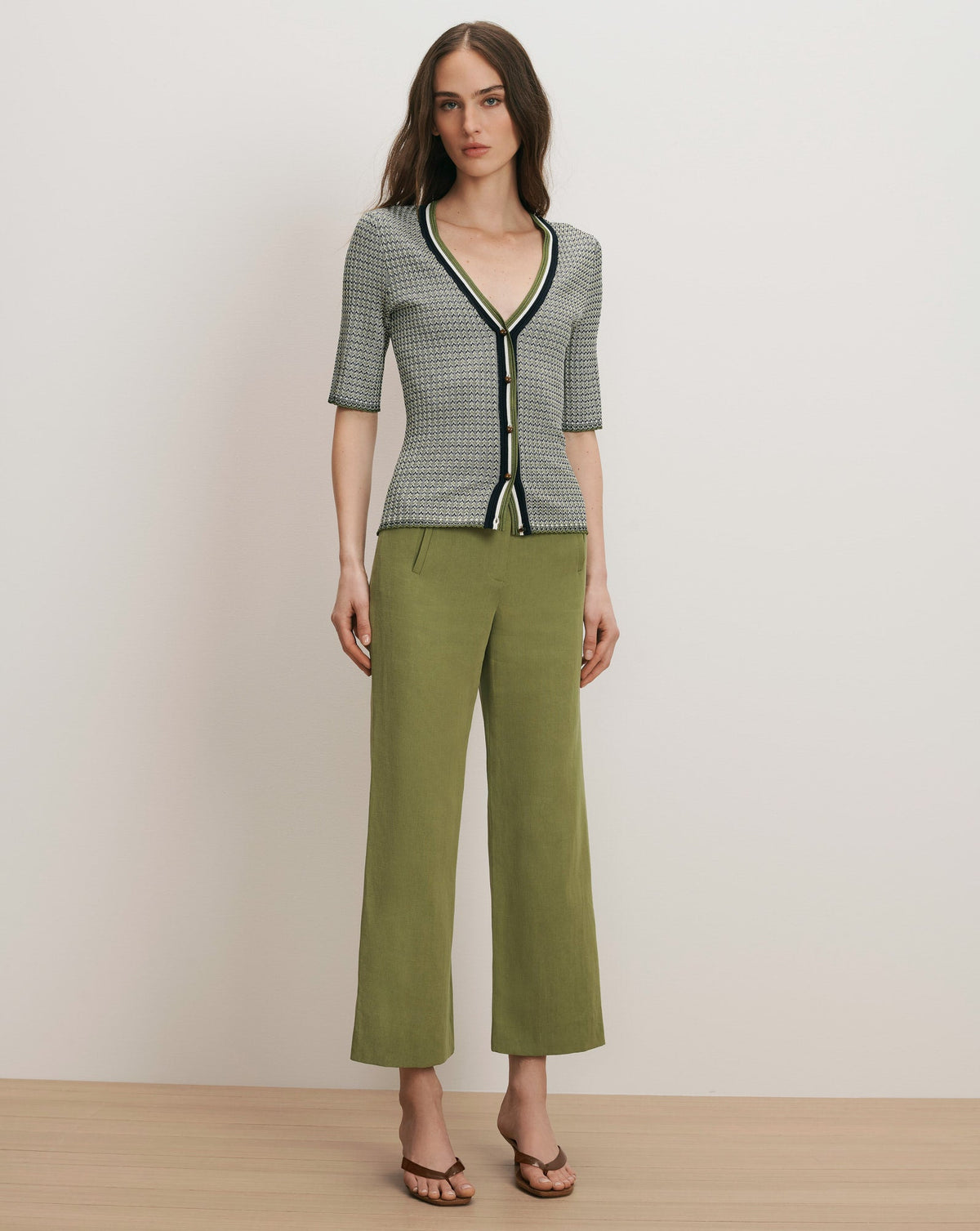 Calliope Knit Button-Front Top - Image 2