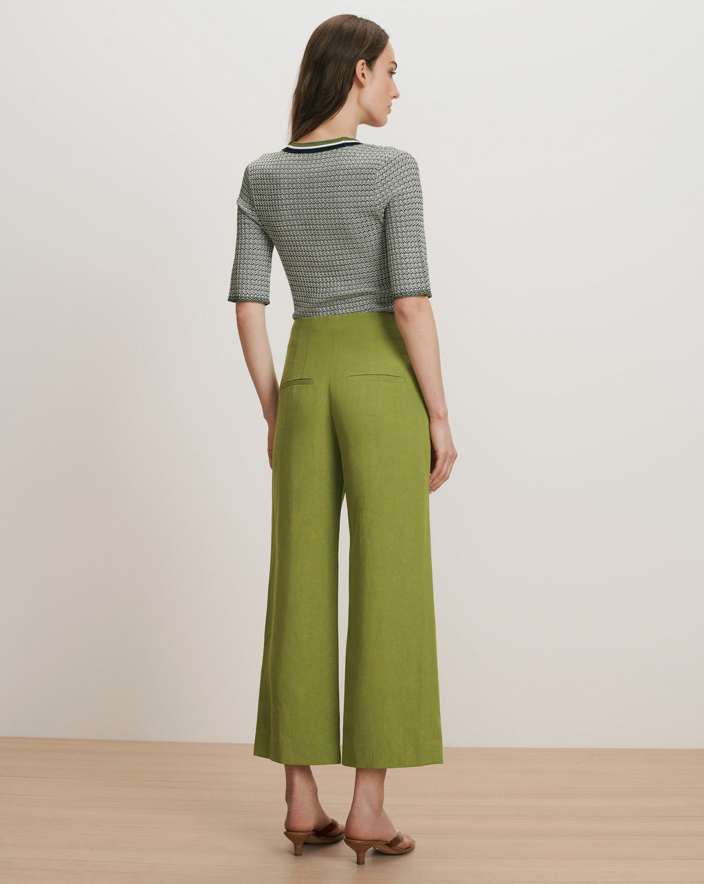 Dova Wide-Leg Linen Pant - Image 4