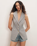 Costa Gingham Vest