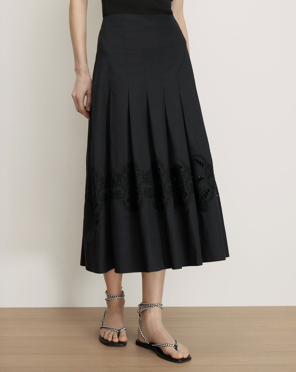 Fynnley Embroidered Midi Skirt - Image 2