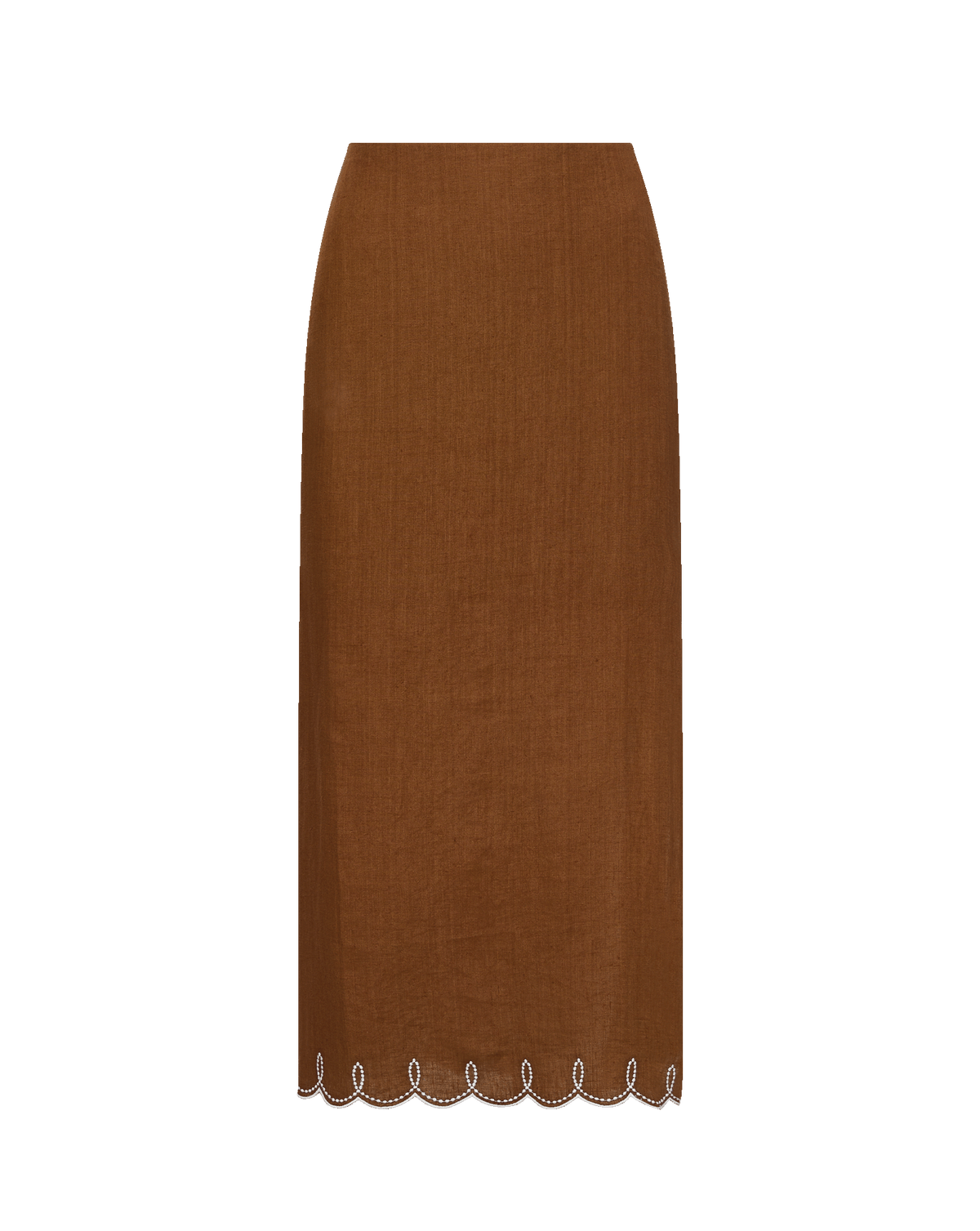 Malou Linen Midi Skirt - Image 7