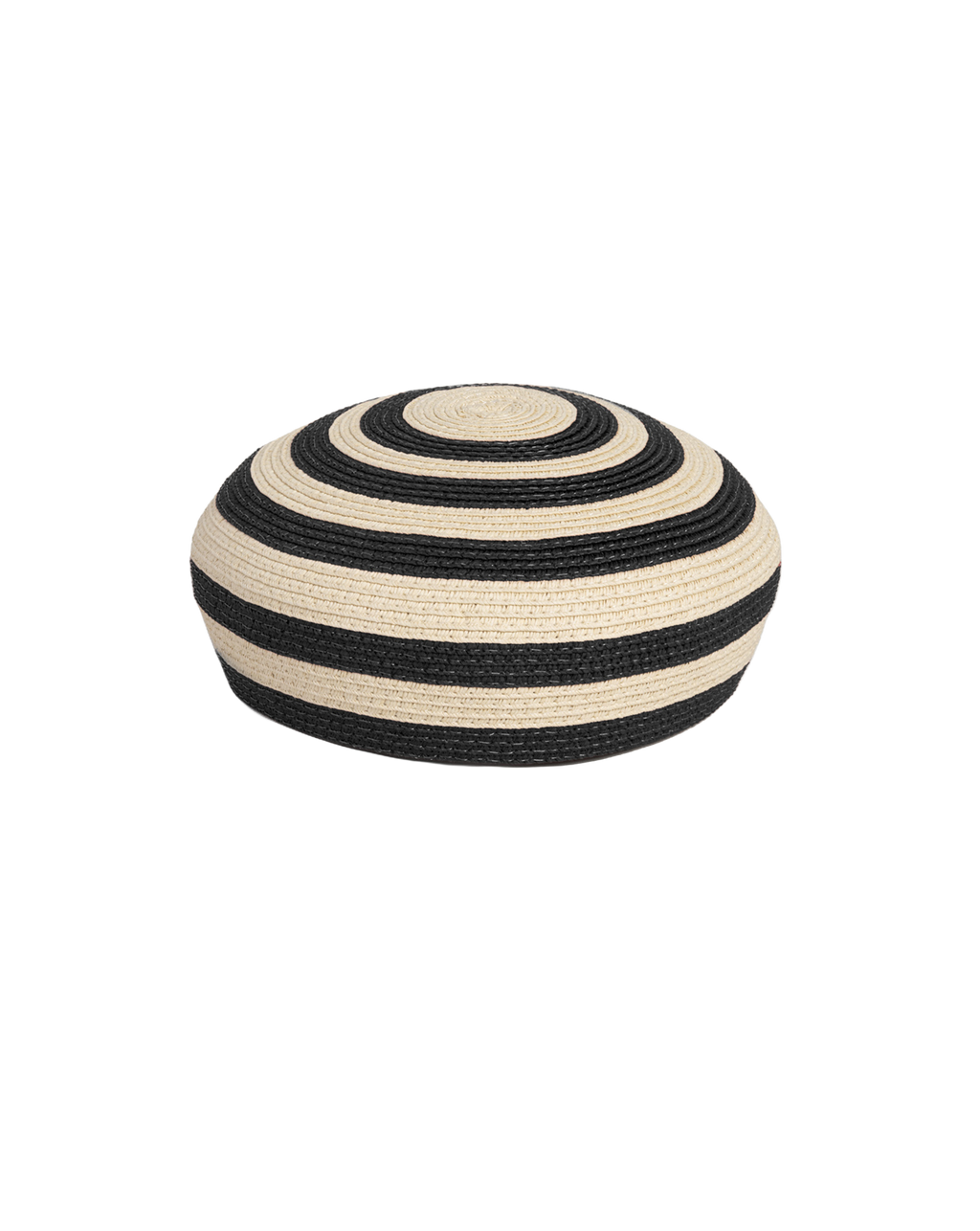 Le Jeanne Stripe Raffia Hat - Image 3