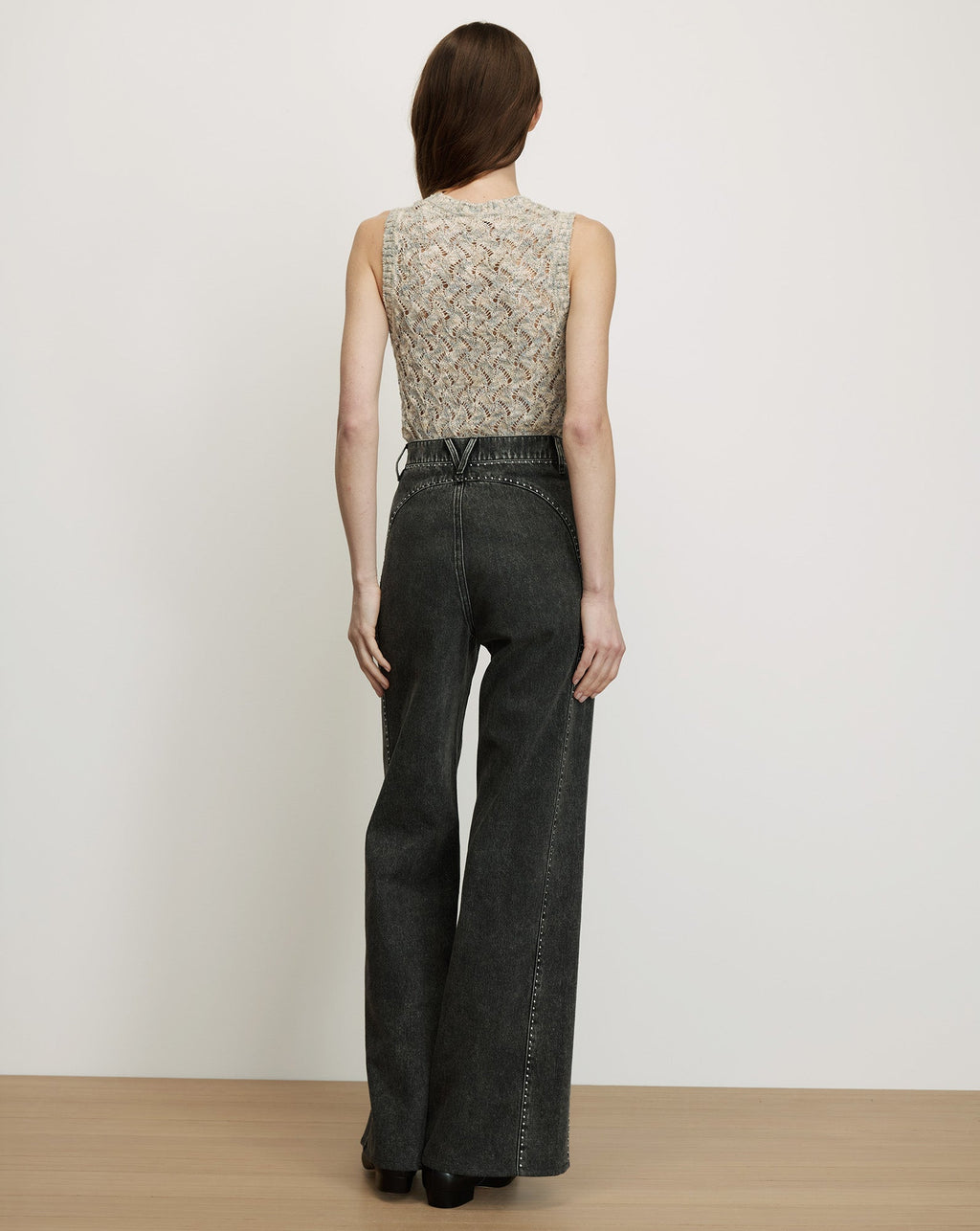 Jerrel Cropped Knit Tank Top - Image 4