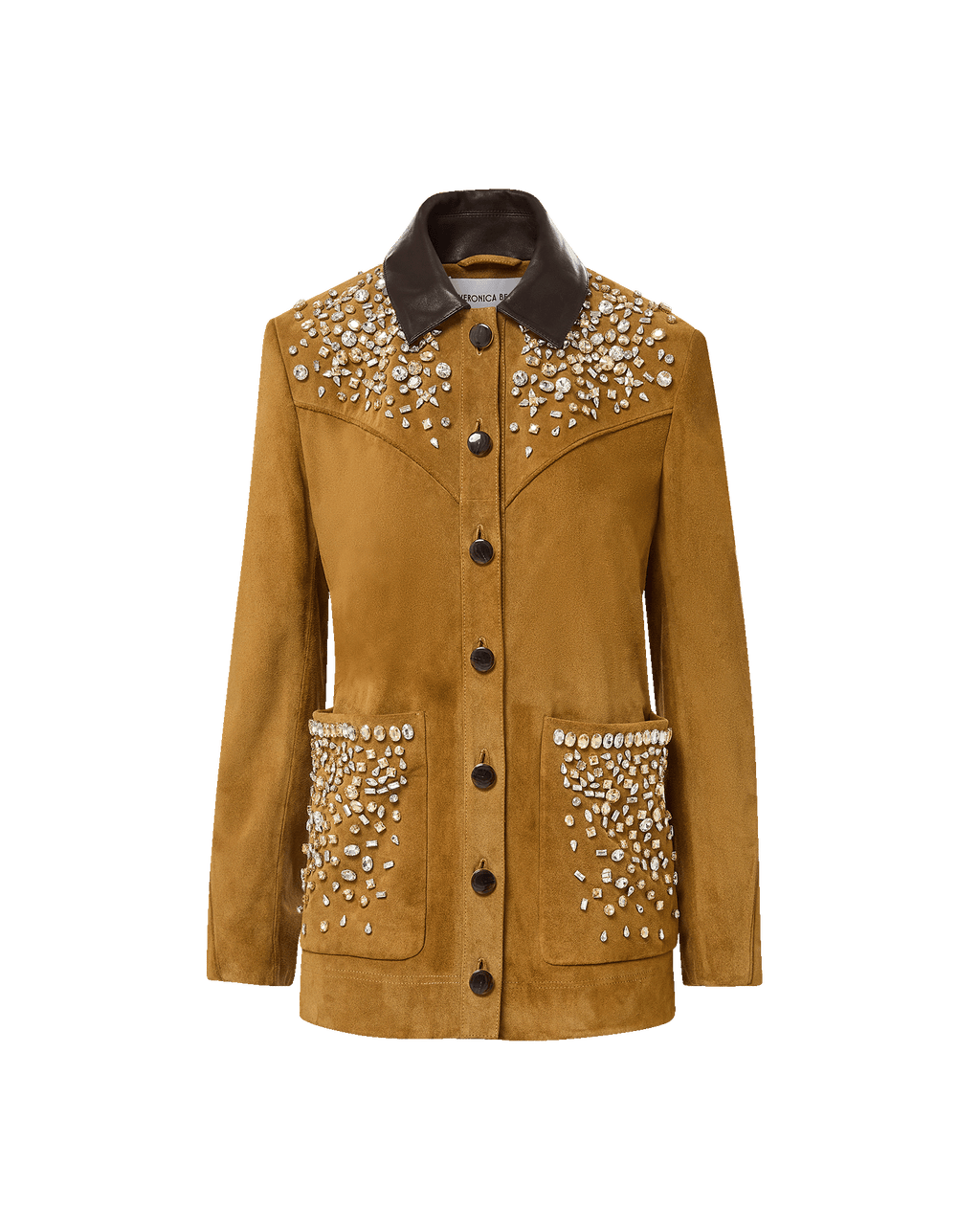 Shannon Suede Embellished Jacket - Image 7