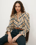 Ashlynn Plaid Blouse