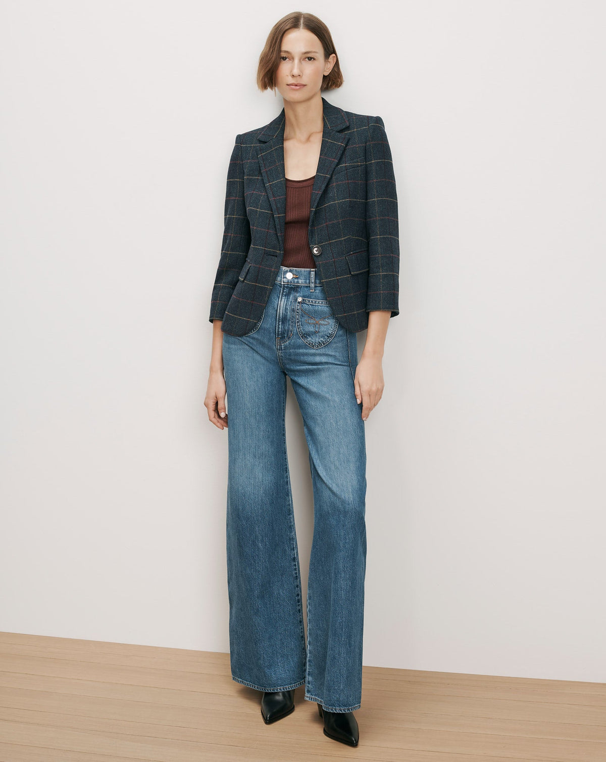 Schoolboy Plaid Dickey Jacket - Image 2
