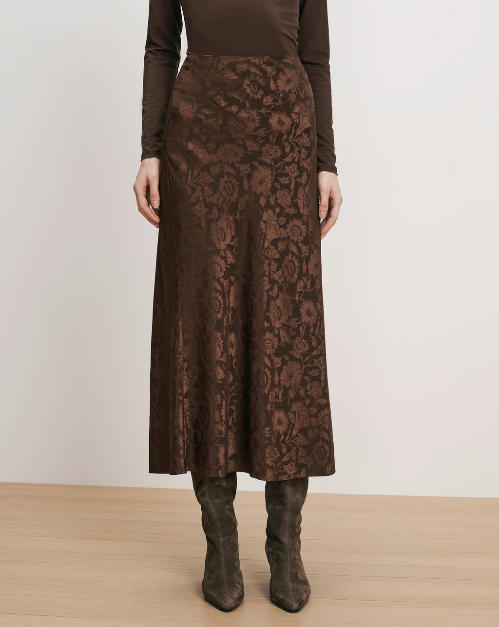 Clover Floral Midi Skirt - Image 3