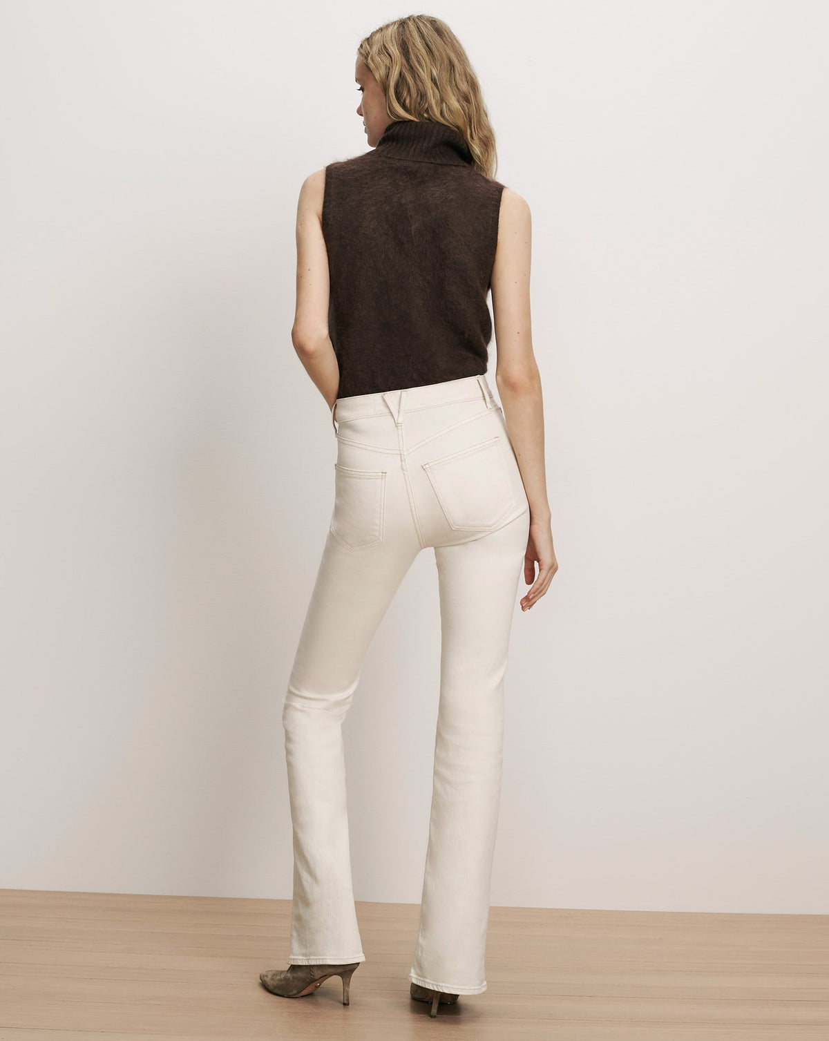 Mazzy Brushed Cashmere Sleeveless Sweater - Image 3
