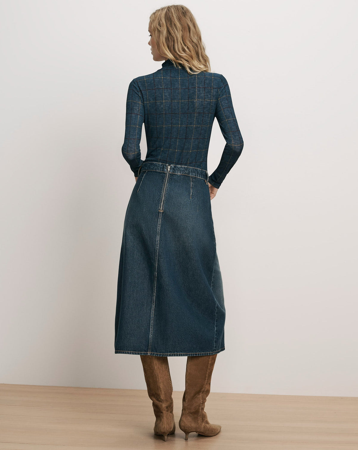 Hathaway Denim Maxi Skirt - Image 4