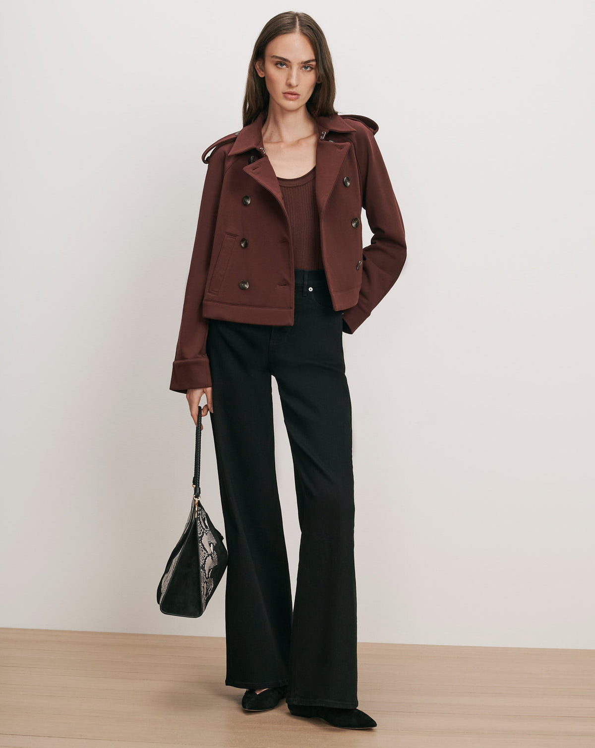 Conneley Cropped Trench Coat - Image 5