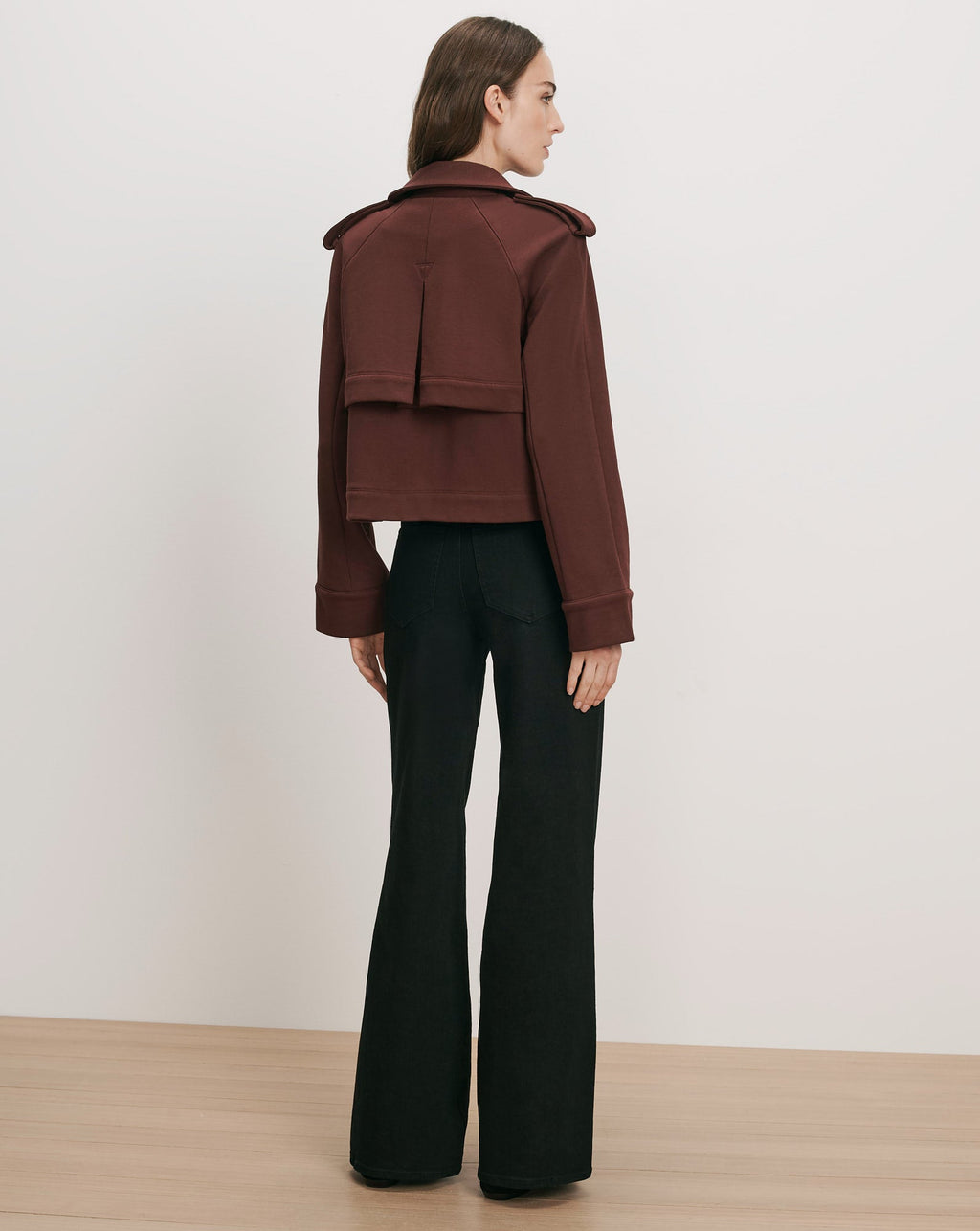 Conneley Cropped Trench Coat - Image 4