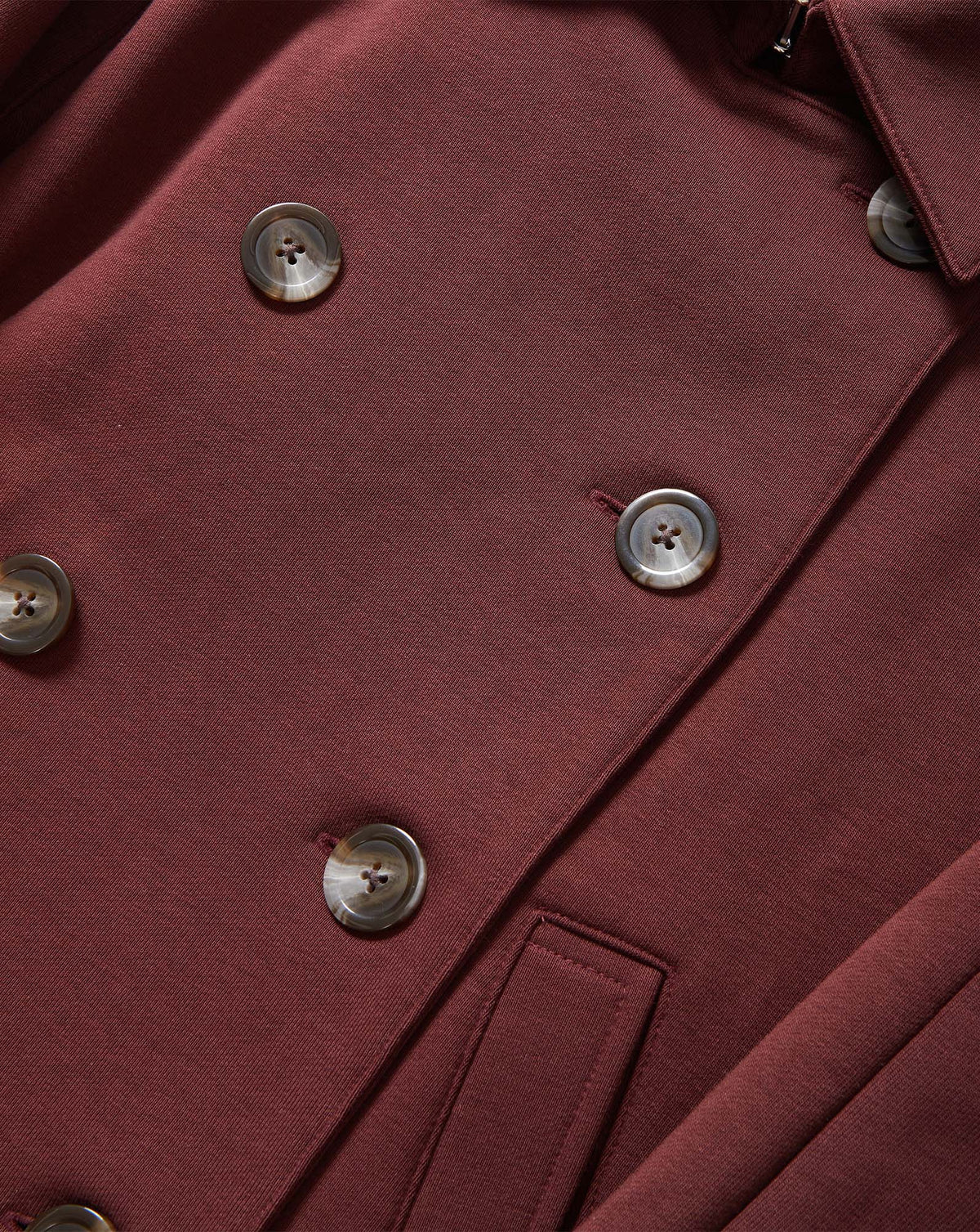 Conneley Cropped Trench Coat - Image 3