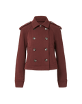 Conneley Cropped Trench Coat - Image 6