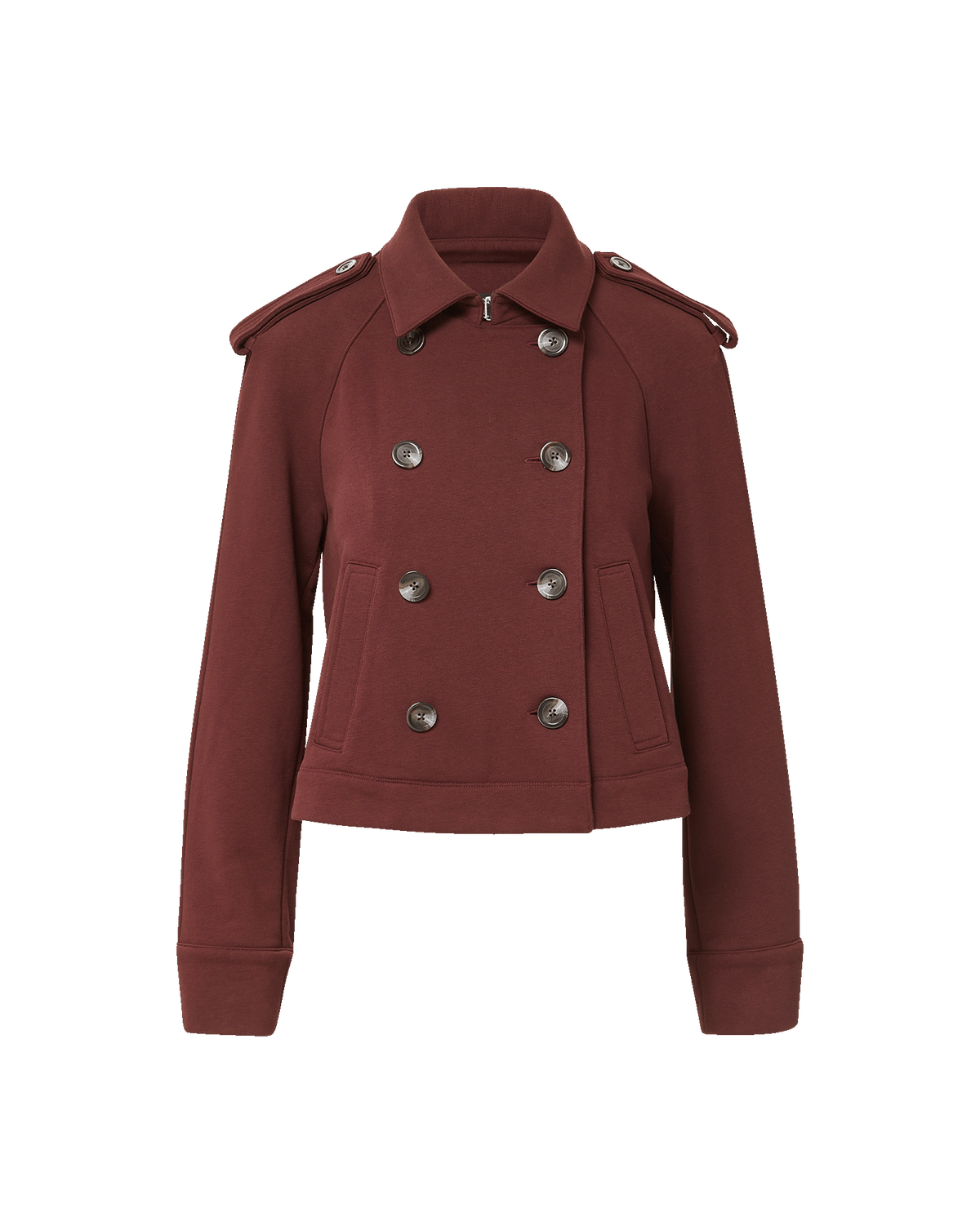 Conneley Cropped Trench Coat - Image 6