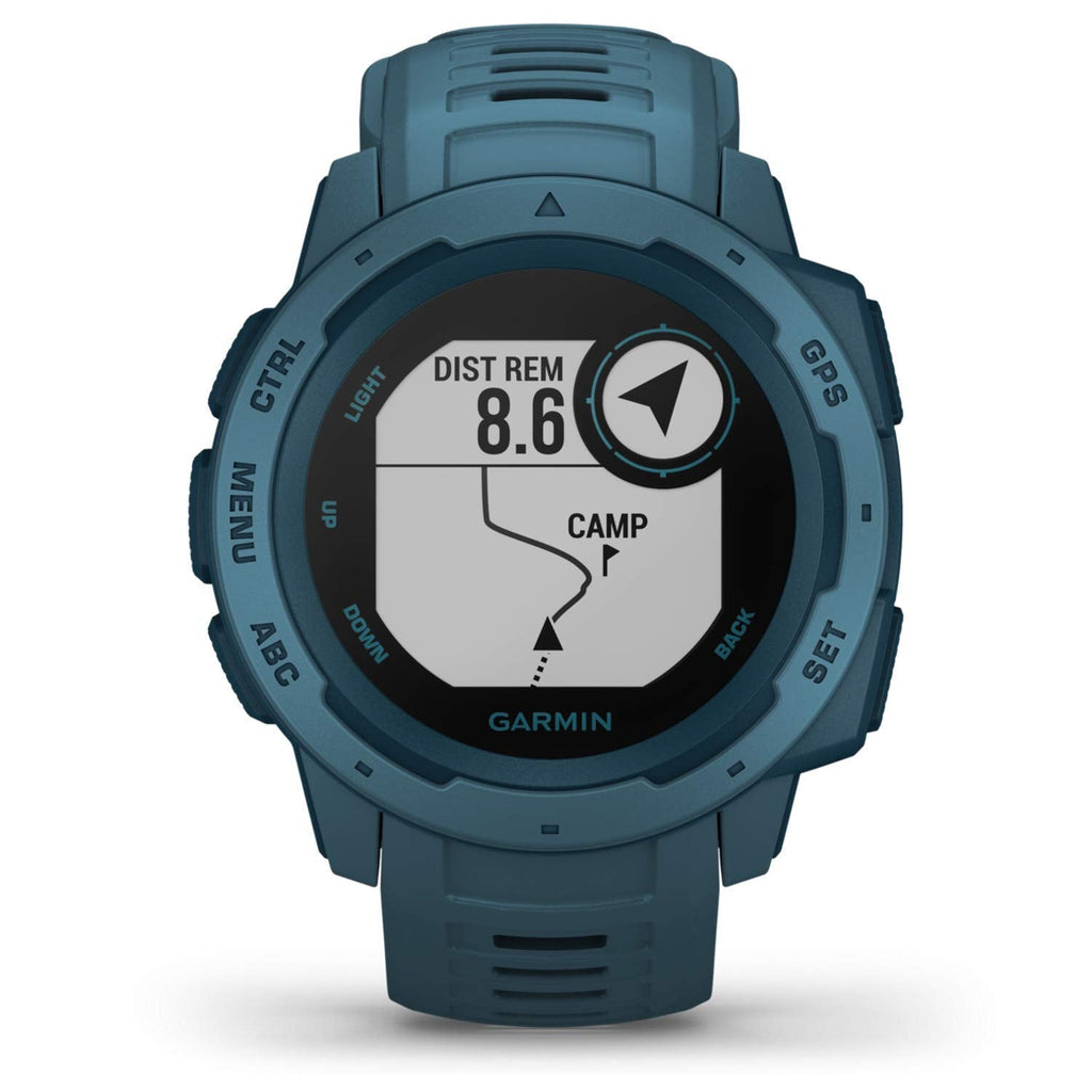 Garmin - Instinct Smartwatch Fiber-Reinforced Polymer - Lakeside Blue - 010-02064-04 - Image 2
