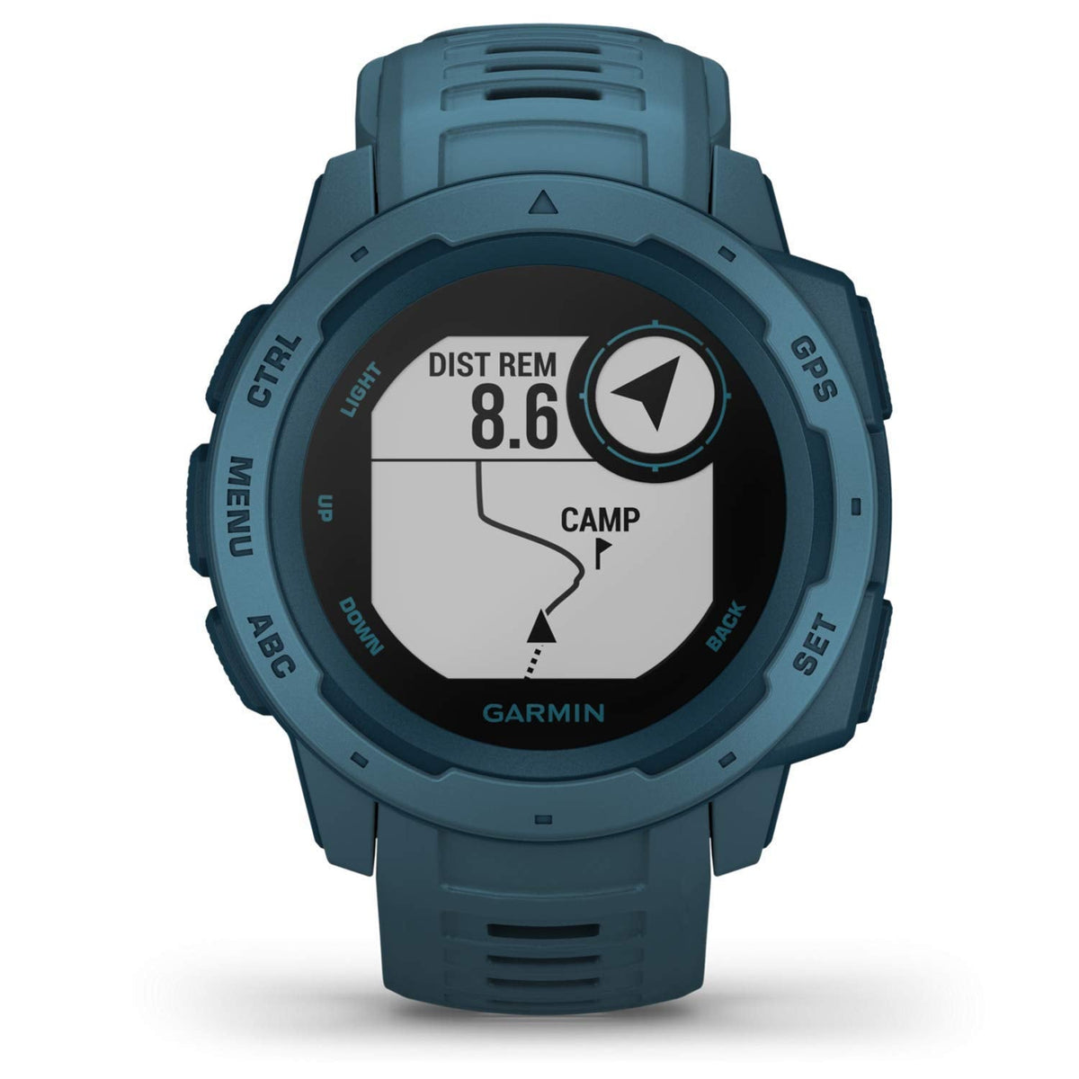 Garmin - Instinct Smartwatch Fiber-Reinforced Polymer - Lakeside Blue - 010-02064-04 - Image 2