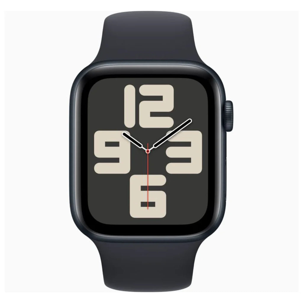 Apple Watch SE (GPS, 44mm) - Space Grey Aluminium Case with Midnight Sport Band - Regular - MKQ63LL/A - Image 3