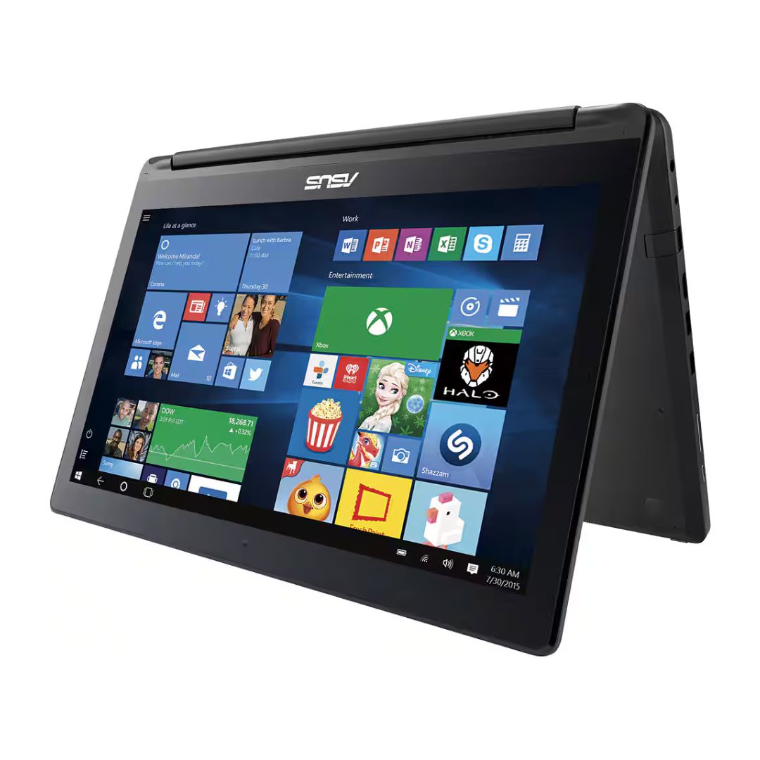 ASUS - 2-in-1 15.6" TS - i7-5500U - 8GB RAM - 1TB SSD - Black Hairline - Q551LN-BBI7T09 - Image 2