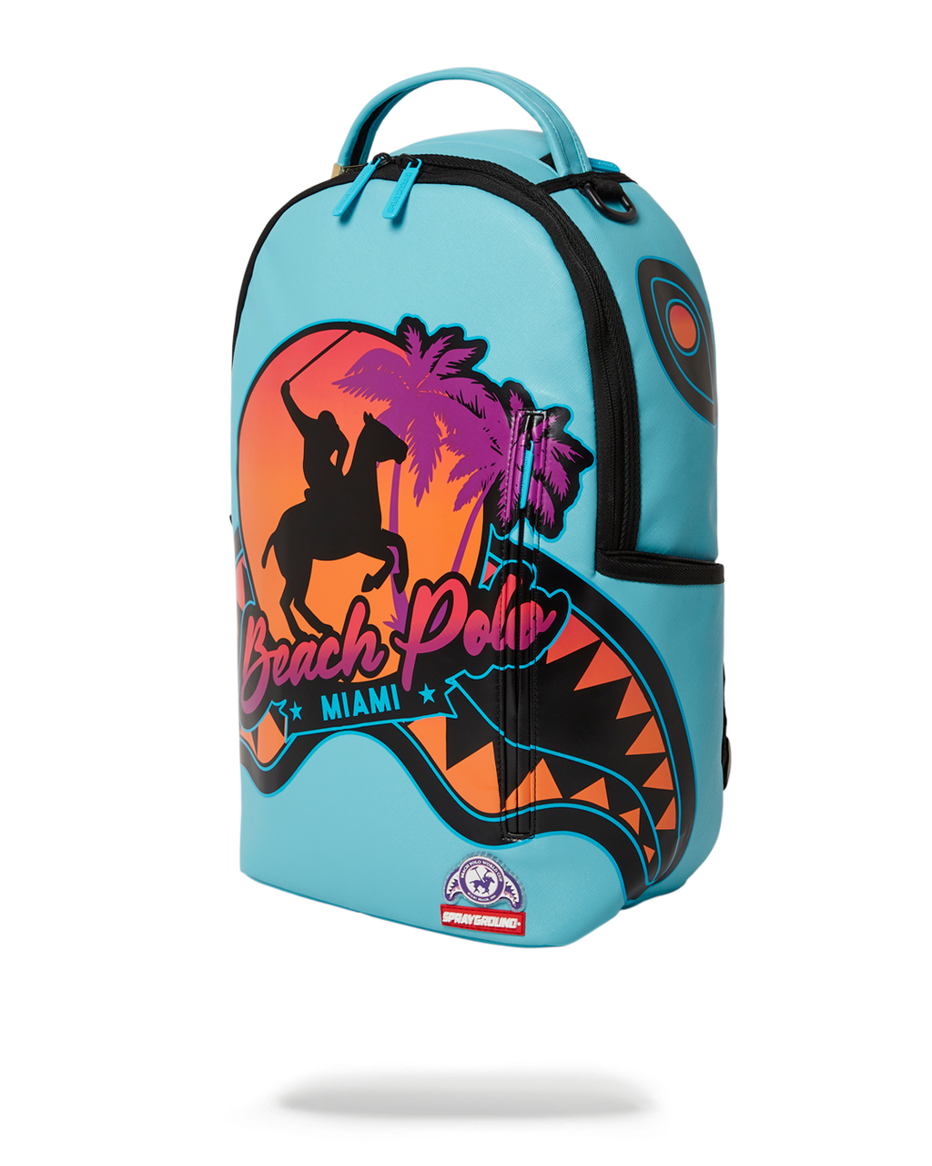 Miami Beach Polo Collab Backpack (Dlxv-Sky) - Image 7