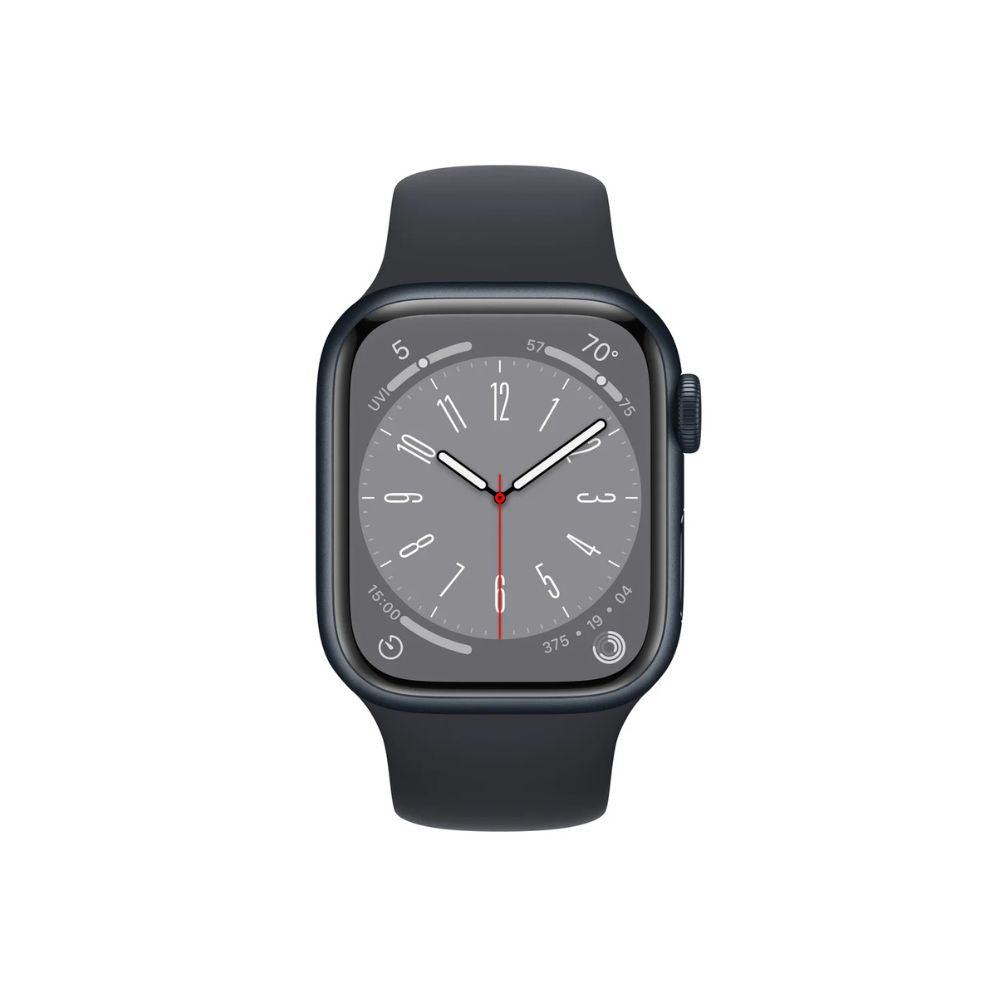 Apple Watch Series 8 [GPS + Cellular, 41mm] - Midnight Aluminum Case with Midnight Sport Band, M/L - MNUW3LL/A - Image 2