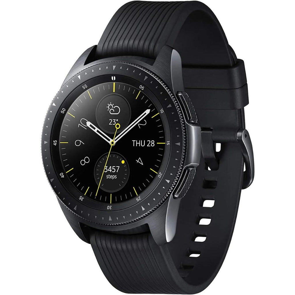 Samsung Galaxy Watch 42mm 4G LTE Stainless Steel Midnight Black SM-R815UZKAXAR - Image 3