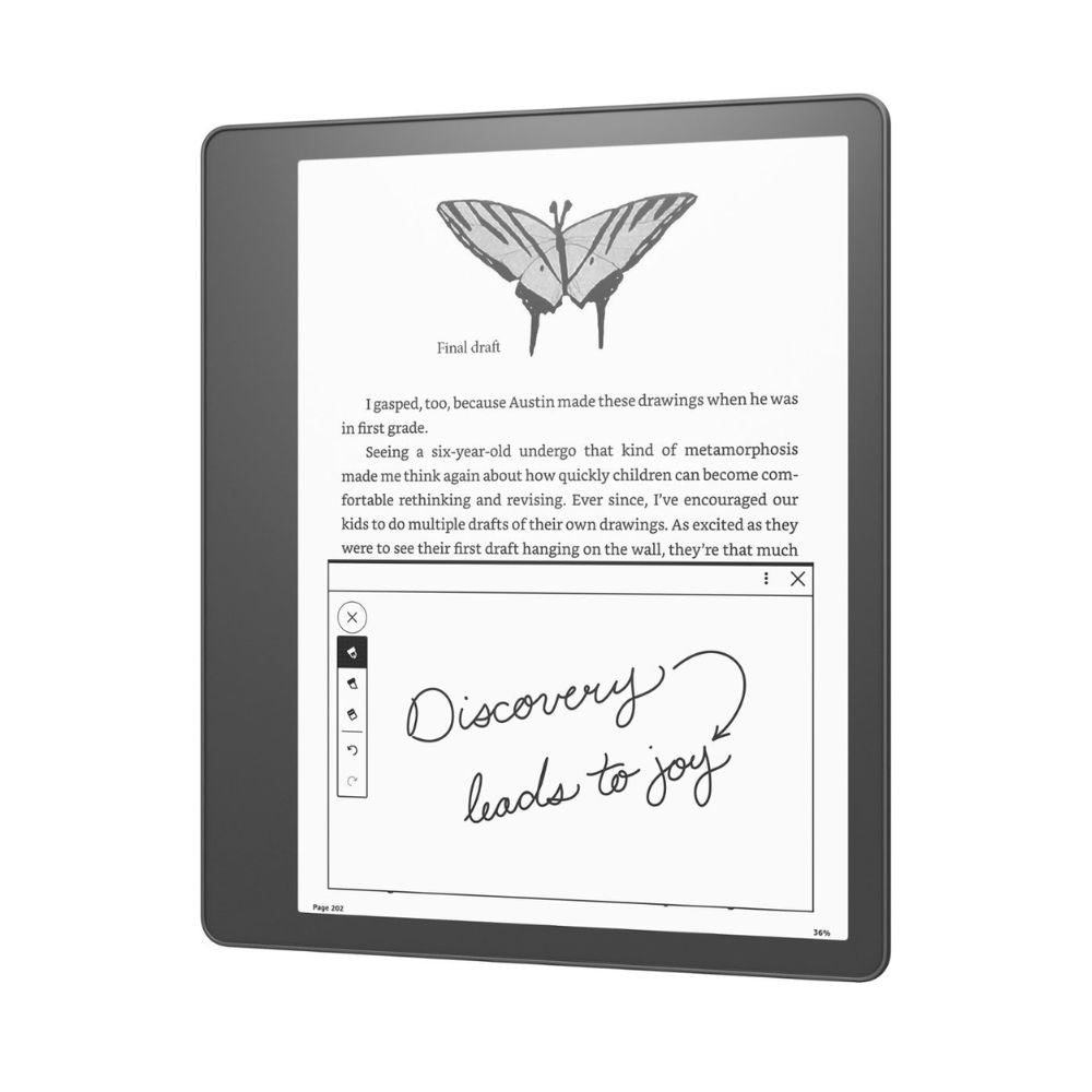Amazon Kindle Scribe Digital Notebook - 16 GB with Standard Pen - 2022 - Gray - B09BRZBK15 - Image 2