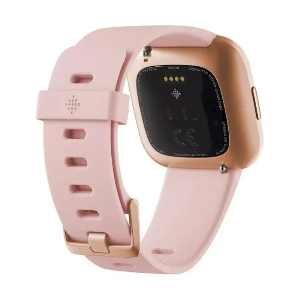 Fitbit - Versa 2 Smartwatch 40mm Aluminum - Petal/Copper Rose - FB507RGPK - Image 2