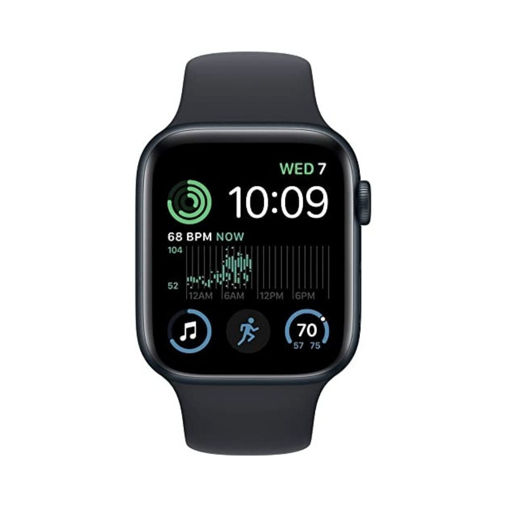 Apple Watch SE 2nd Generation (GPS + Cellular) 40mm Aluminum Case with Midnight Sport Band - S/M - Midnight - Image 2