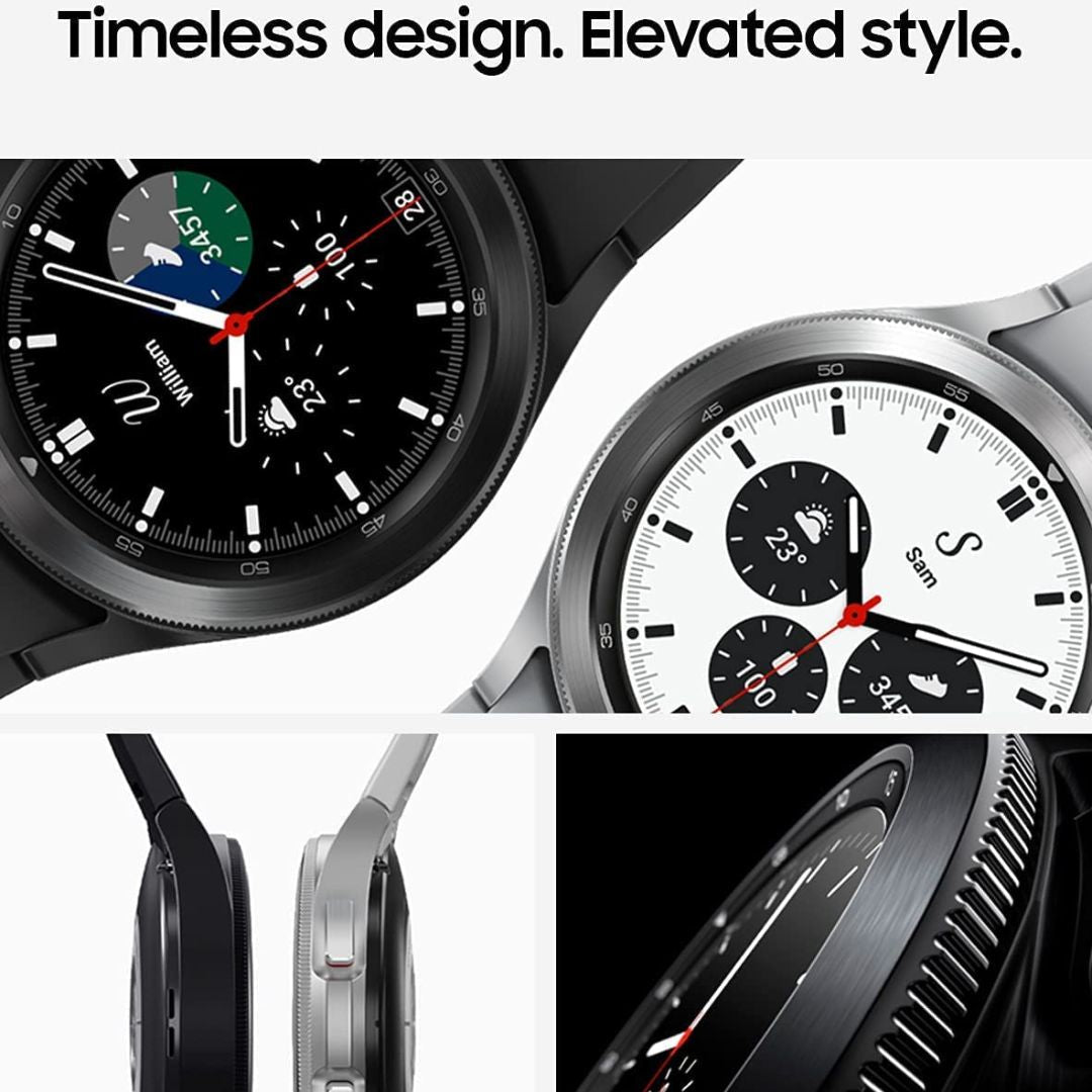 Samsung Galaxy Watch 4 - 46mm - LTE - Stainless Steel - Silver - SM-R895UZSAXAA - Image 4