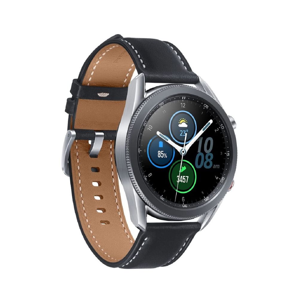 Samsung Galaxy Watch3 45mm (Bluetooth/Cellular) Smartwatch Silver SM-R845UZSAXAR - Image 2