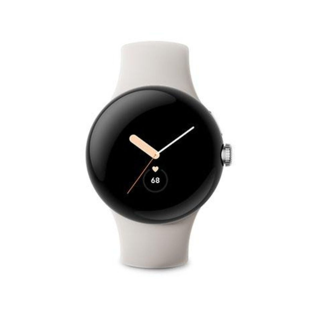 Verizon Google Pixel Watch 41MM Silver Case Chalk Active Band - GA03312-US - Image 2