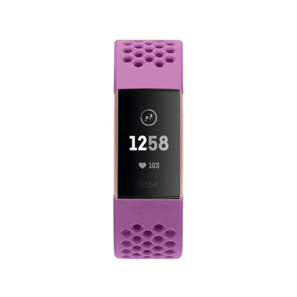Fitbit Charge 3 Activity Tracker - Berry / Rose Gold - FB409RGMG - Image 2