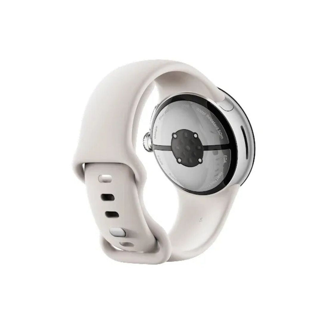 Google Pixel Watch (Wifi) 41mm Silver Stainless Steel w/Chalk Active Band - Image 3