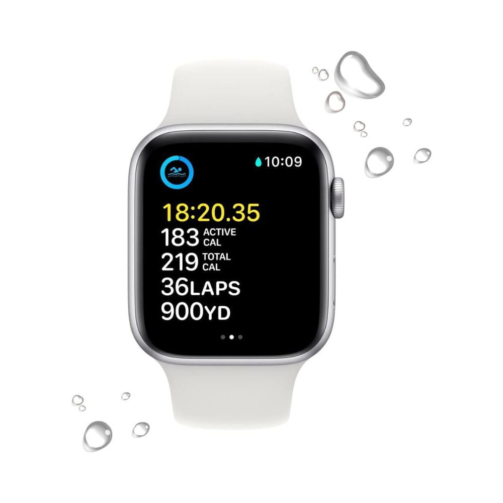 Apple Watch SE 2nd Generation (GPS + Cellular) 40mm Aluminum Case - S/M - Silver (MNTP3LL/A) - Image 2