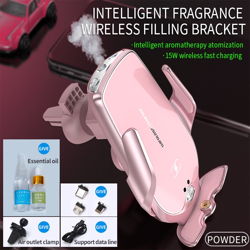 Car Smart Aromatherapy Phone Holder - Pink