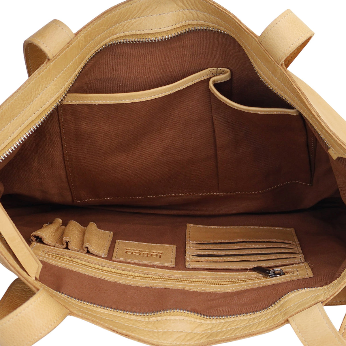 Noelle Leather Tote Bag - Image 5