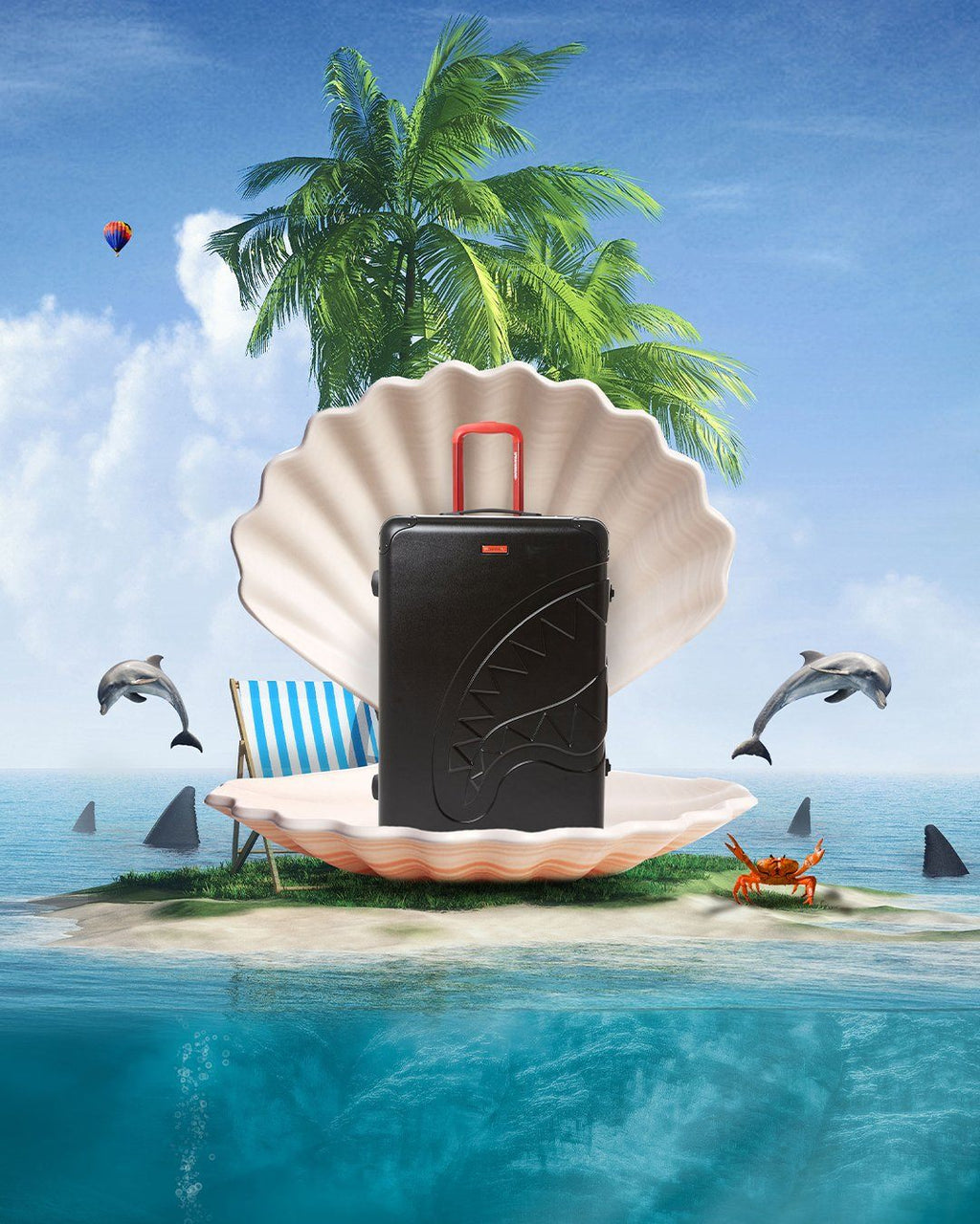 Sharkitecture Molded 2 PC Luggage Set - Image 33