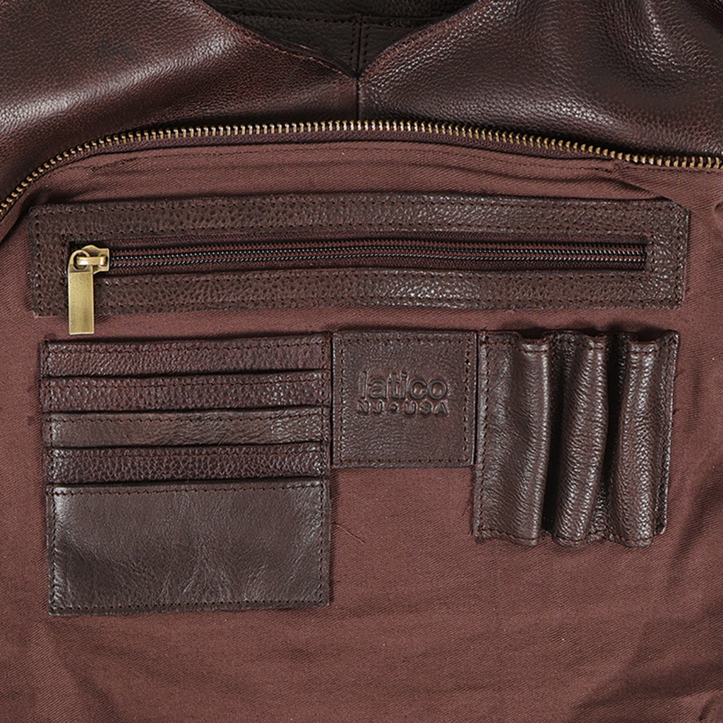 Darby Suede Leather Crossbody Bag - Image 6