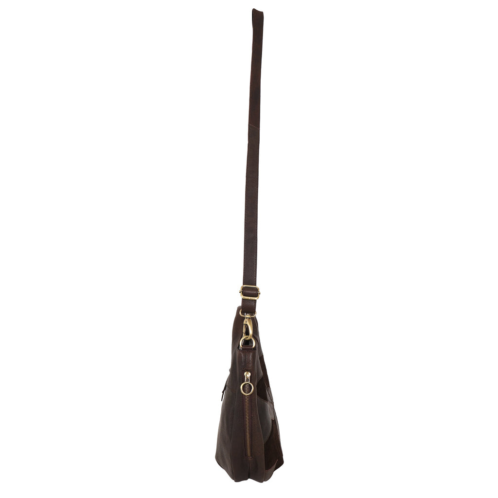 Darby Suede Leather Crossbody Bag - Image 4