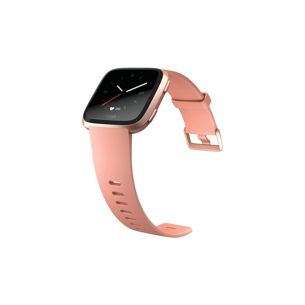 Fitbit Versa Fitness Smartwatch - Peach/Rose-Gold Aluminium - FB504RGPK - Image 4