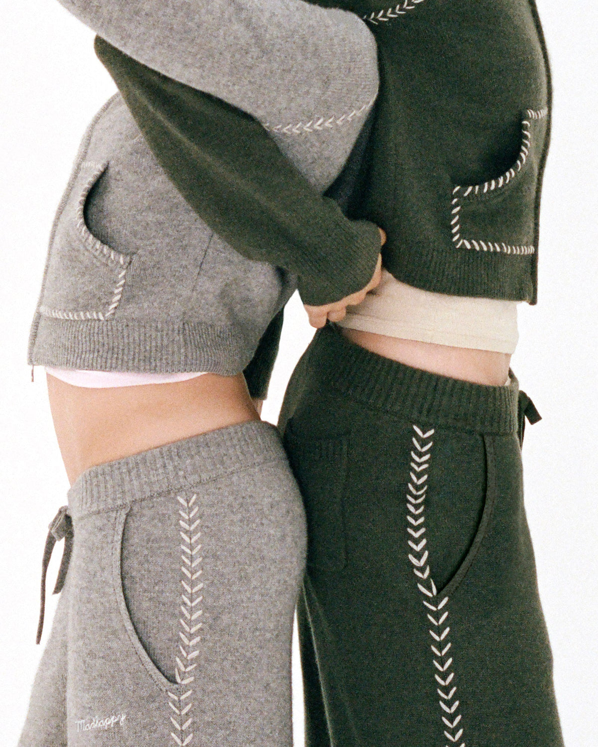 Knit Zip Up Hoodie - Image 3