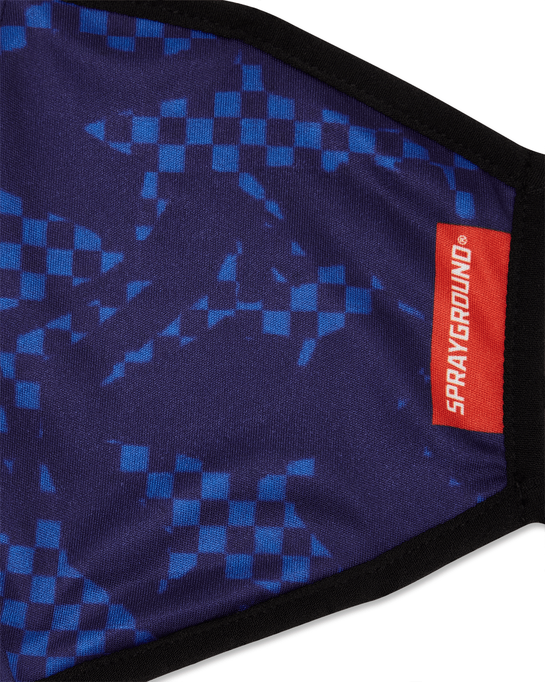 Shark Check (Blue) Face Mask - Image 5