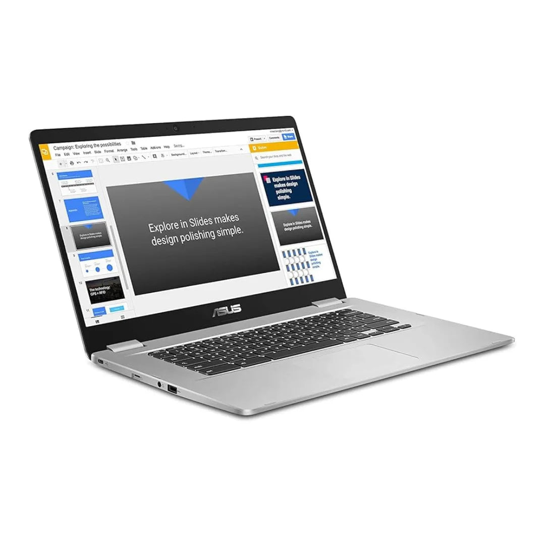 ASUS 14" Chromebook - Intel Celeron - 4GB - 32GB eMMC Flash - Silver C423NADH02 - Image 3