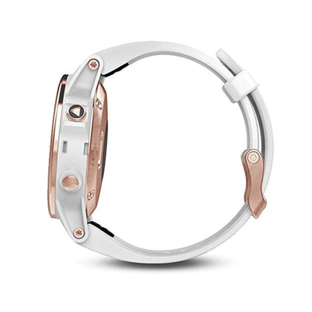 Garmin Fenix 5S Sapphire Smartwatch 42mm - Rose Gold/White - 010-01685-16 - Image 3
