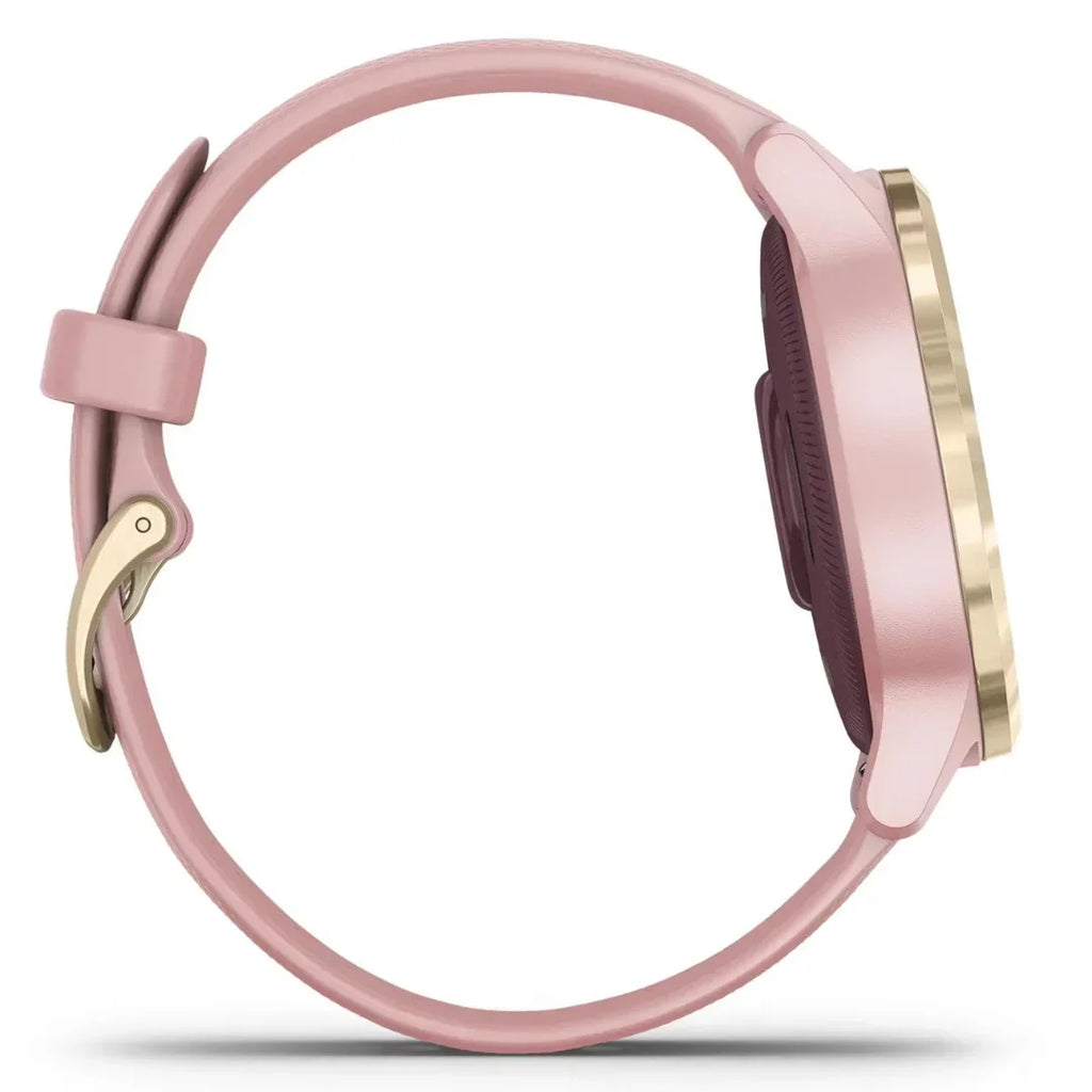 Garmin - vivoactive 4S Smartwatch 40mm Light Gold With Dust Rose - 010-02172-31 - Image 3