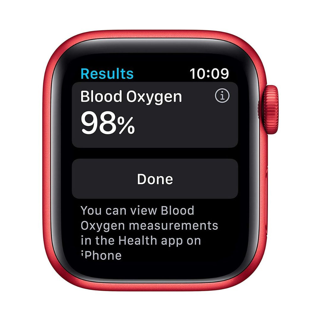 Restored Apple Watch Series 6 (GPS + Cellular) 44mm (PRODUCT)RED Aluminum Case with Red Sports Band - M07K3LL/A - Image 3